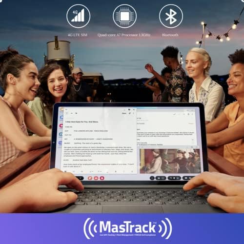 Mastrack 8 אינץ '4G LTE טאבלט אנדרואיד | תעודת אנדרואיד 11.0 GMS עברה | 32GB NAND FLASH | מעבד A7
